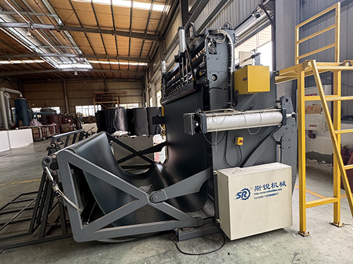 海绵压缩打卷机